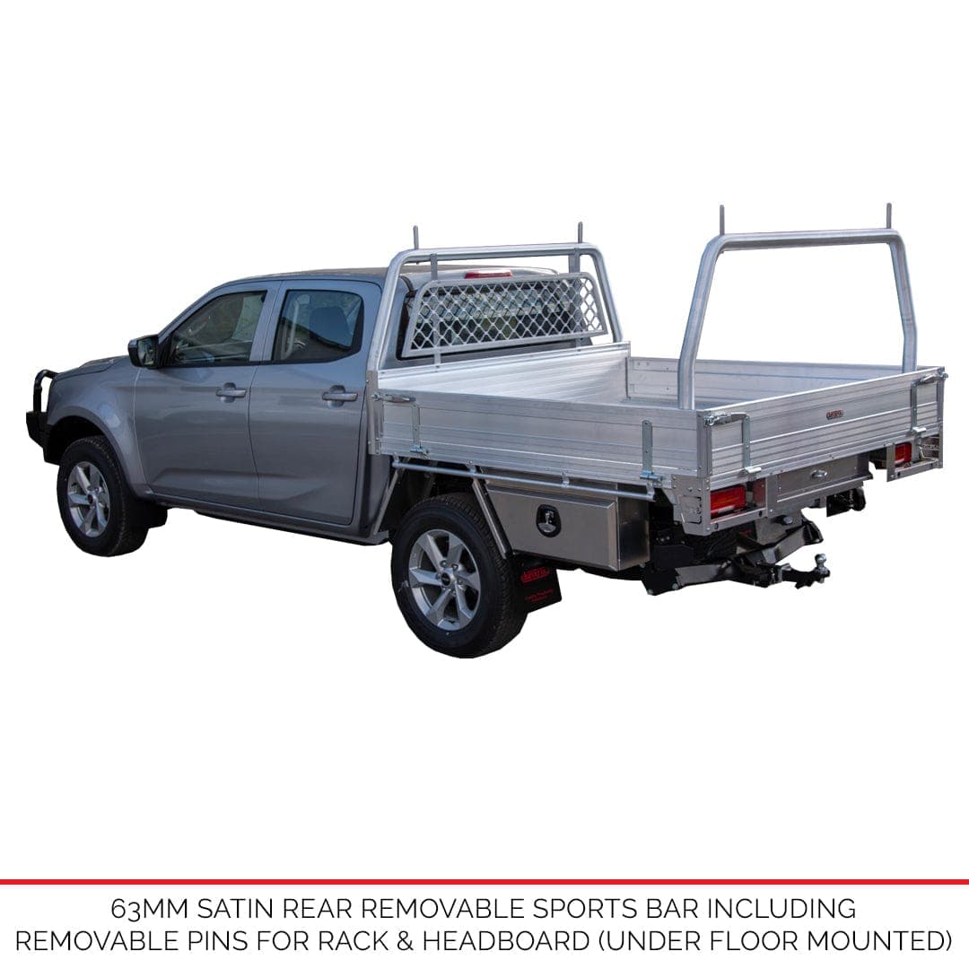 Aluminium Sports Bar Racks - Only Compatible With Duratray Products - Australian-made Duratray tray body