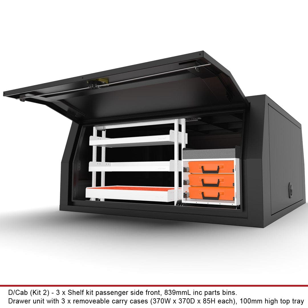 Dual Cab Canopy Internal Fit-Out Kit 2 - Australian-made Duratray tray body