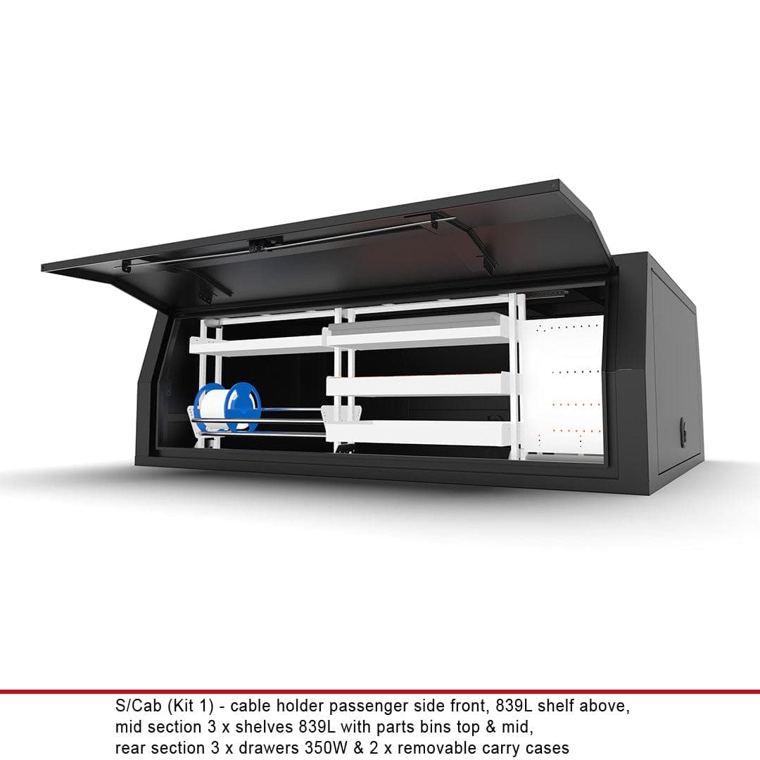 Single Cab Canopy Internal Fit-Out Kit 1 - Australian-made Duratray tray body