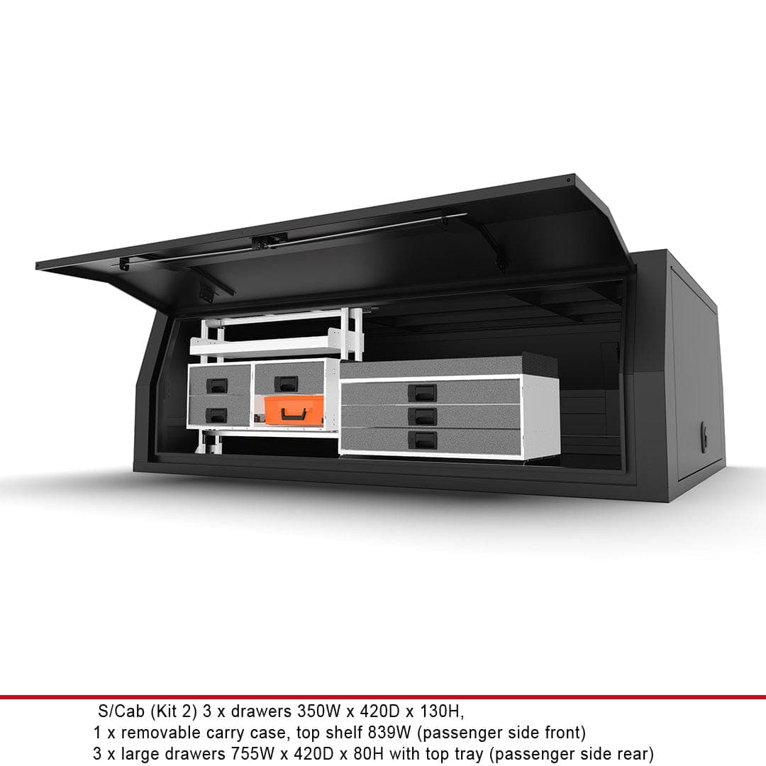 Single Cab Canopy Internal Fit-Out Kit 2 - Australian-made Duratray tray body