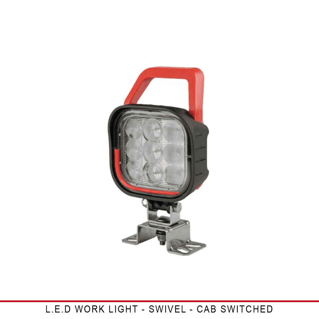 L.E.D Work Light - Square - Australian-made Duratray tray body