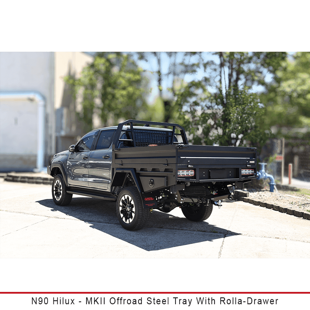 Off Road Steel MKII Tray - FROM $10,599.00 Plus Fitting (Includes standard LED tail lights)