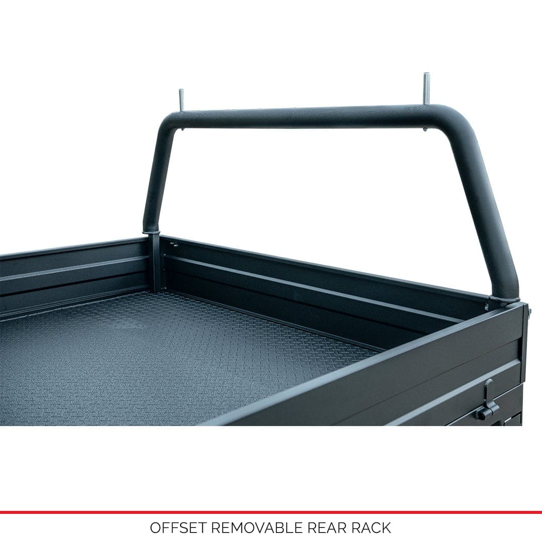 76mm Steel Tube Rear Removable Rack with Offset Legs - Only Compatible With Duratray Products - Australian-made Duratray tray body