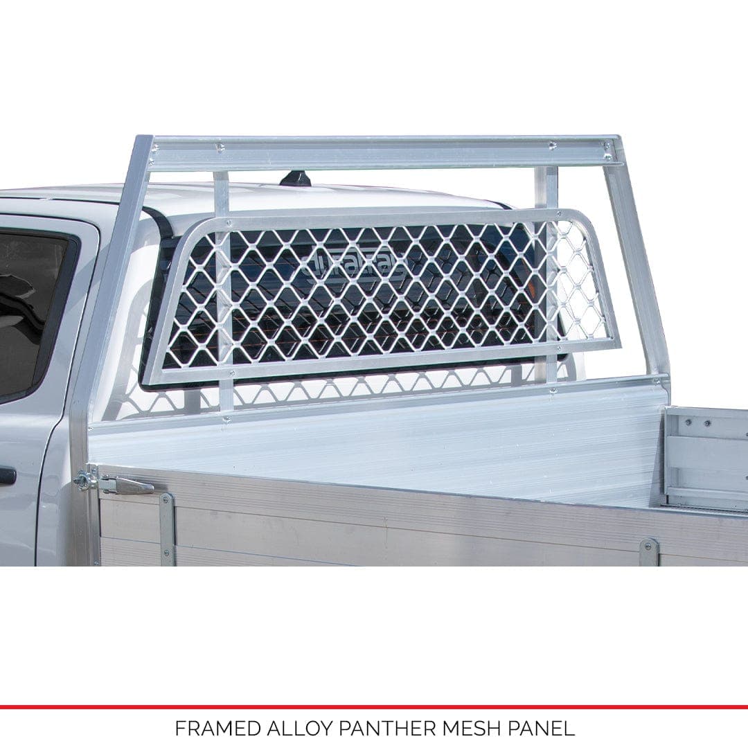 Framed Alloy Panther Mesh Panel - Australian-made Duratray tray body