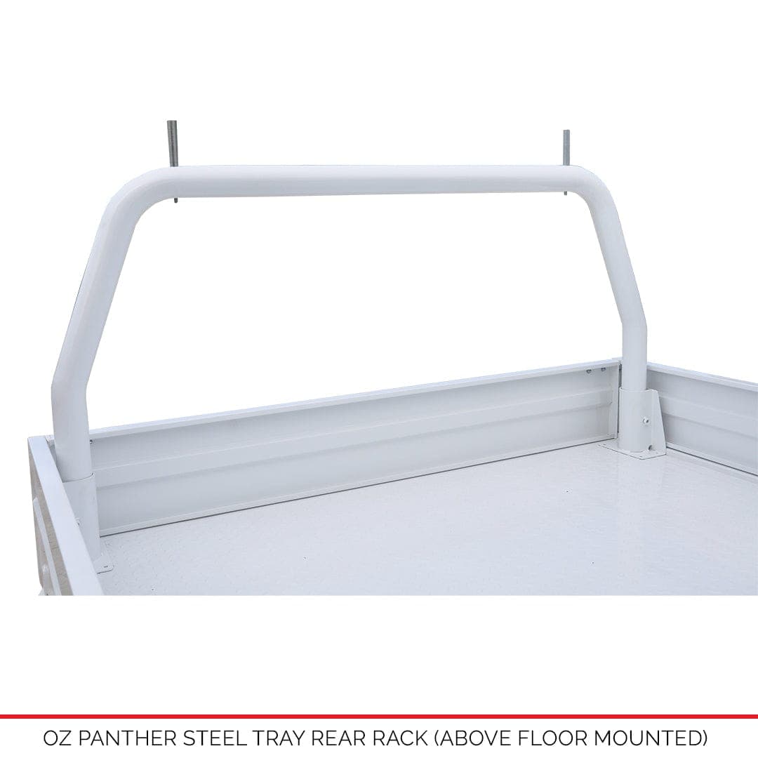 Oz Panther Steel Tray Rear Rack (above floor mounted) - Only Compatible With Duratray Products - Australian-made Duratray tray body