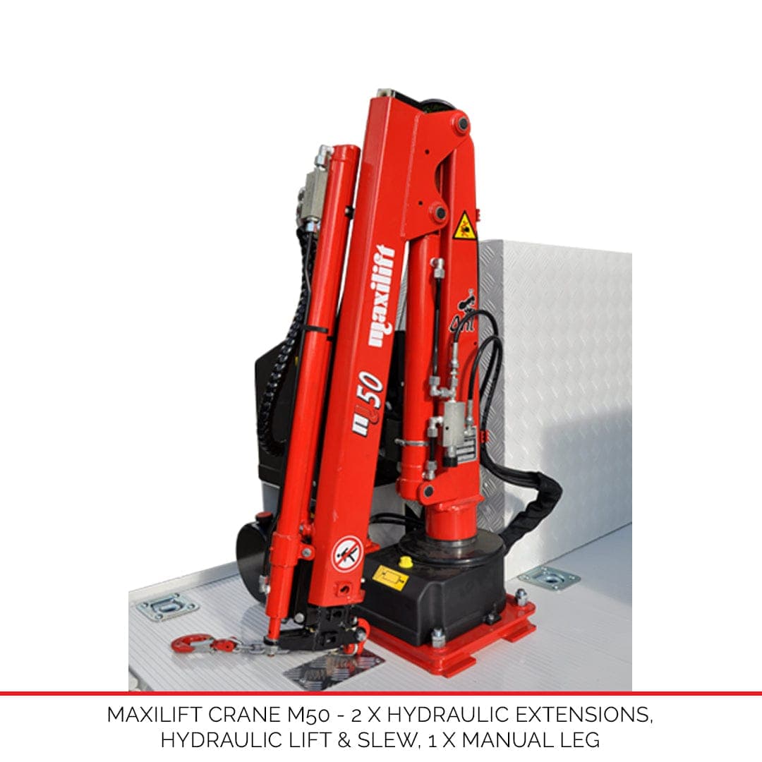 Maxilift Crane M50 - Only available with new Duratray build - Australian-made Duratray tray body