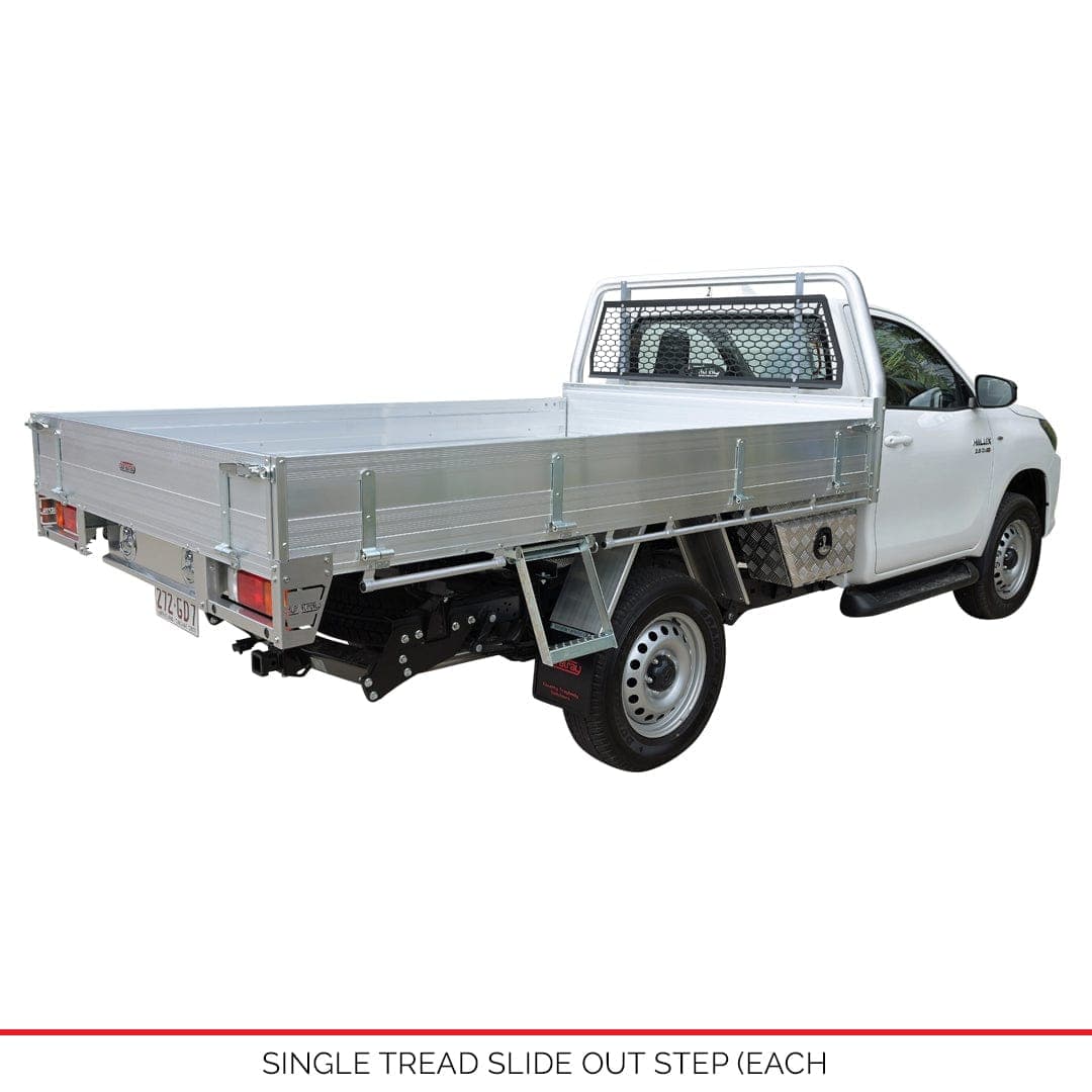 Slide Out Steps - Australian-made Duratray tray body